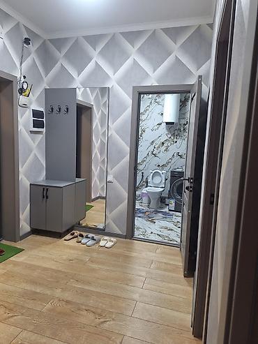 1: 1 комната, Асанбай мкр, Душевая кабина, Постельное белье, Кондиционер — 5