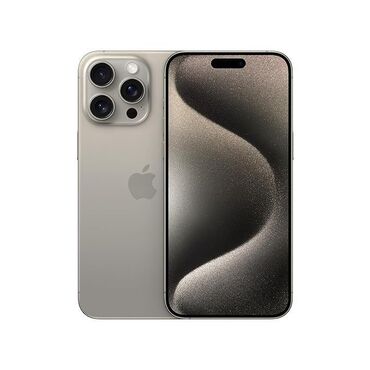 айфон 16 макс: IPhone 15 Pro Max, Колдонулган, 256 ГБ, Natural Titanium, Коргоочу айнек, Каптама, 86 %