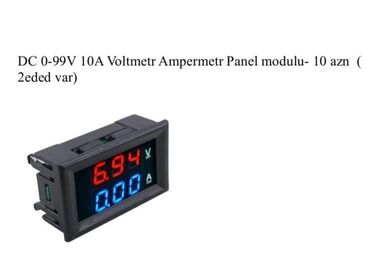 elektrik çaydanı: Dc 0-99 volt 10 amper. Voltmeter ampermetr