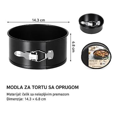 KMT Duboki kalup za tortu sa okruglim kopčom 2406176 - Brend: Kmt