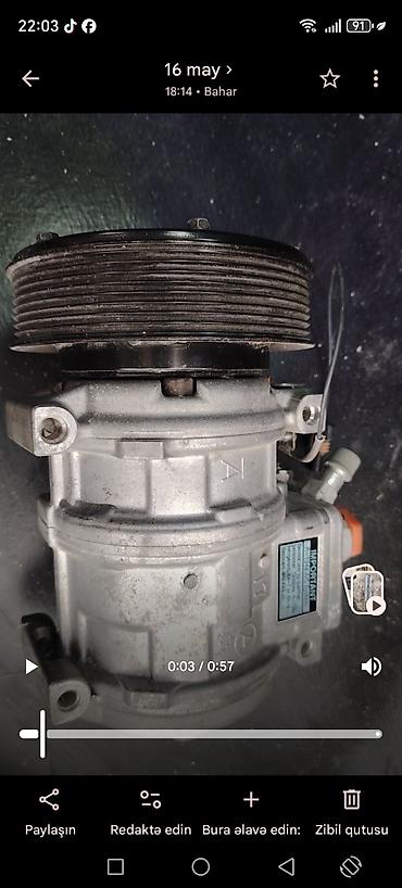 stomatoloji kompressor: Avtomobil kondisioner kompressoru - Tip: R‑134a A/C System üçün — 4
