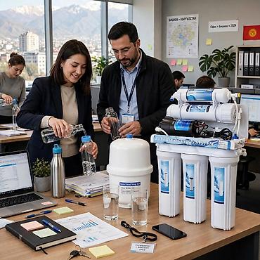 Система очистки воды “Reverse Osmosis System” с накопительным баком