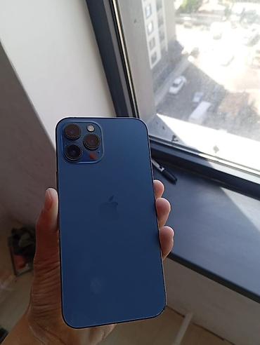 apple 12: IPhone 12 Pro Max, Б/у, 128 ГБ, Pacific Blue, 100 % — 4
