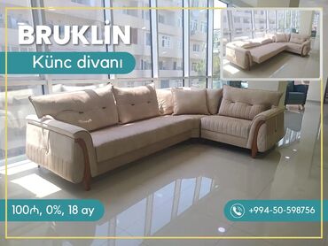 divan 2ci əl: Угловой диван, Новый, Раскладной, С подъемным механизмом, Бесплатная доставка в черте города