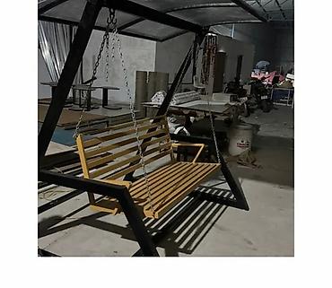 a frame домики: Садовые качели Металл, Со спинкой, С крышей — 9