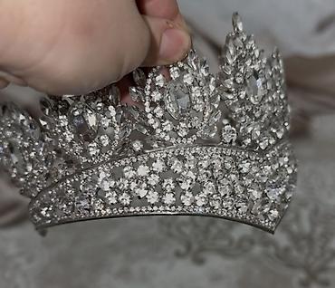 gelin gulleri: Swarovski qaşlarla gəlin tacı, baha alinib Ukraynada. klassik kraliça — 2