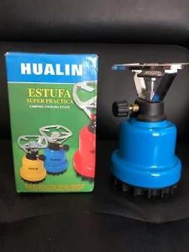Oprema za kampovanje: HUALIN prenosni gasni rešo – „Estufa Super Practica” (Camping Cooking — 6