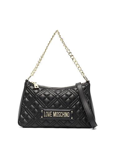 sanda satovi: Love Moschino ženska torba preko ramena - Model: crna quilted torbica — 1