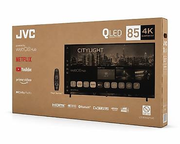 bluetooth nausnikler: Yeni Televizor JVC QLED 75" 4K (3840x2160), Pulsuz çatdırılma — 3