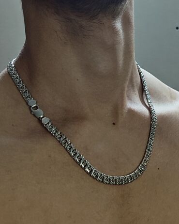 Серебряные цепочки: Массивная Серебряная цепь "Рамзес" 132 гр 55 см Ручная работа — 24