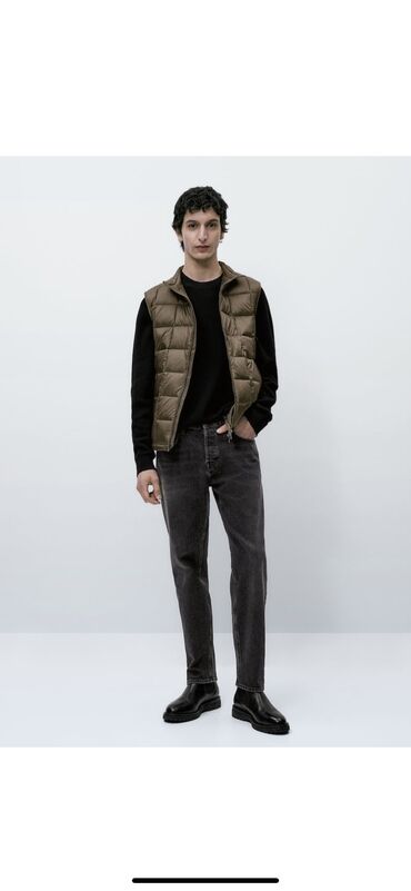 жилетка мужские: Куртка XL (EU 42), цвет - Бежевый