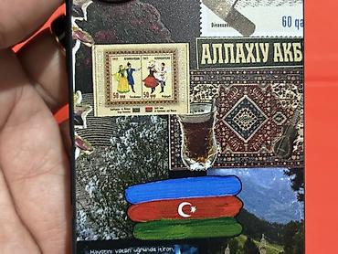 pulsuz uce: Azeri temalı smartfon qabı - Model uyğunluğu: İki böyük kamera kəsiyi — 7