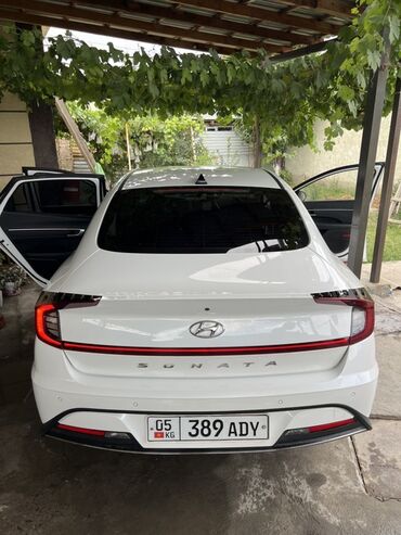 круиз контроль: Белый седан Hyundai Sonata (premium) компликация 🔥2газ на бодрых шинах