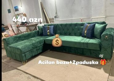 Yataq otağı dəstləri: Künc divan, Yeni, Açılan, Bazalı