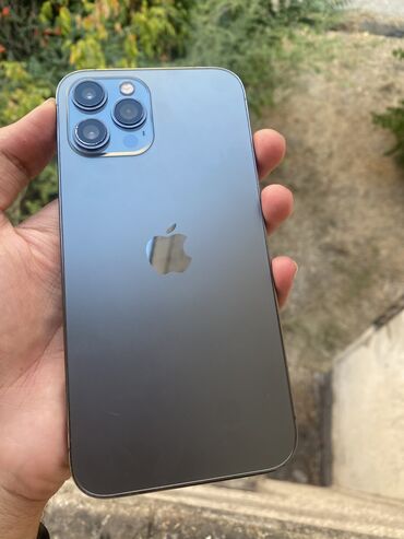 самсунг j2 core: IPhone 12 Pro Max, Колдонулган, 128 ГБ, Black Titanium, Каптама, 100 %
