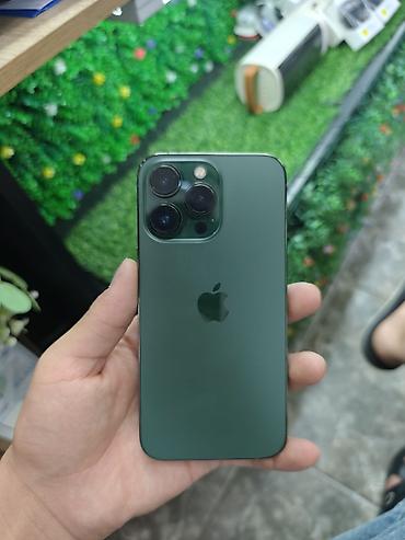 iphone cs max: IPhone 13 Pro, Б/у, 256 ГБ, Alpine Green, Зарядное устройство, 76 % — 1