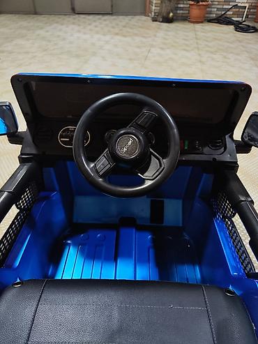 teker corabı: Uşaq üçün elektrikli off-road tipli maşın – “Speed” brendi, mavi rəng — 4