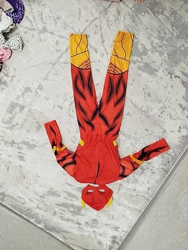 маска spiderman: Детский карнавальный костюм супергероя «Флэш» с маской. размер на — 3