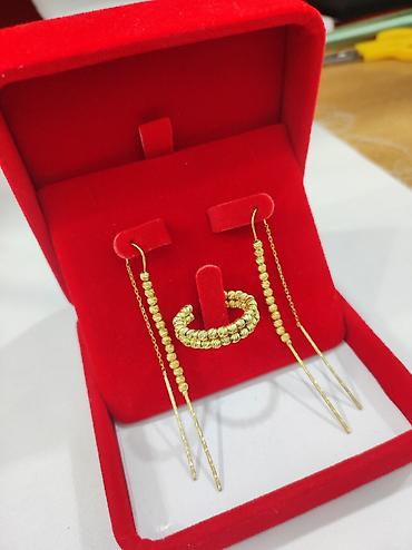 Серебряные наборы украшений: Серебряный Набор Дорика Дизайн Италия Серебро с напылением жёлтое at lalafo.kg — 8 Серебряные наборы украшений: Серебряный Набор Дорика Дизайн Италия Серебро с напылением жёлтое — 8