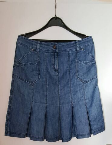 suknje za starije žene: L (EU 40), Mini, color - Blue