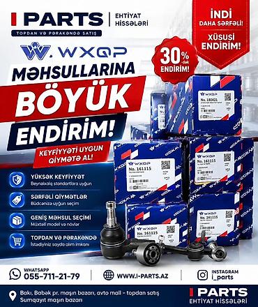 WXQP ehtiyat hissələri – I PARTS-də böyük endirim! - Beynəlxalq lalafo.az -da WXQP ehtiyat hissələri – I PARTS-də böyük endirim! - Beynəlxalq