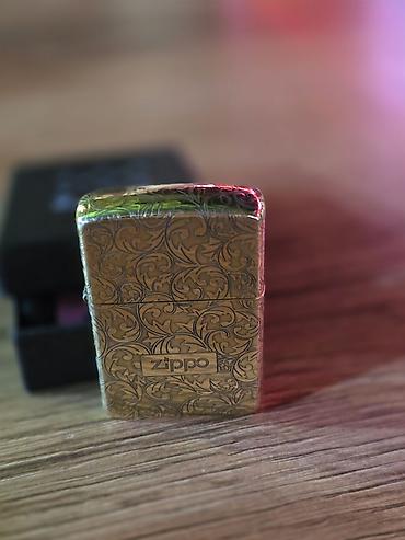 qızılın alışı: Zippo benzinli alışqan - Brend: Zippo - Korpus: metal, qızılı ton — 1