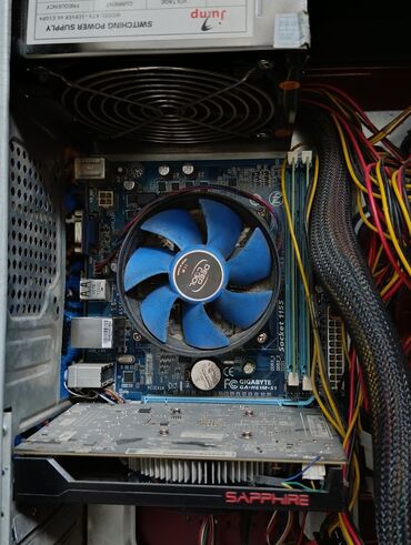 материнская плата и процессор: Материнская плата, Б/у, Gigabyte, LGA1155, Для ПК