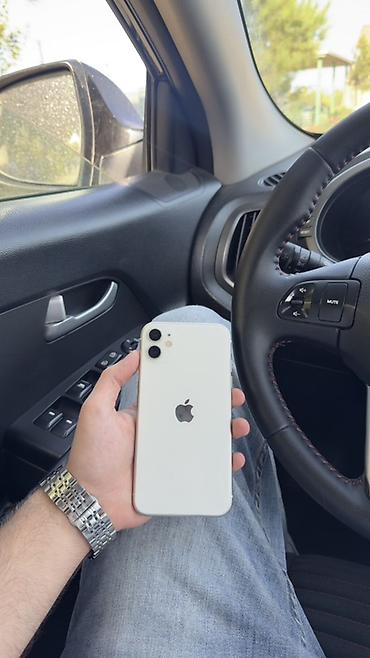 IPhone 11, 128 GB, Ağ, Face ID