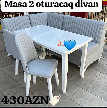 künc mətbəx masası: Divan və masa dəstləri — 1