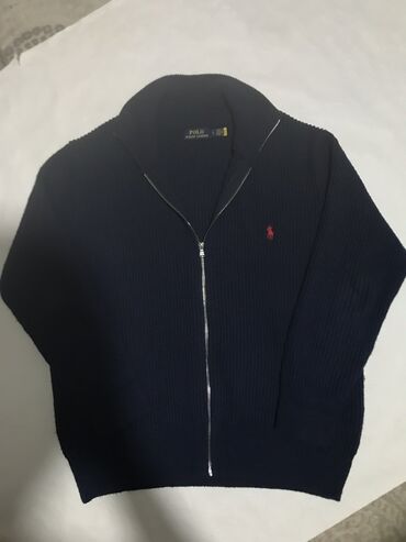 купальник с воланами на плечах: Эркектердин свитери, XL (EU 42), Polo Ralph Lauren, Колдонулган, түсү - Көк, Акылуу жеткирүү, Өзү алып кетүү