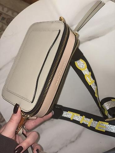 гравировки: Сумка Marc Jacobs Snapshot с широким ремнём Оригинал в идеальном — 4