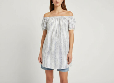 hermes biale klapki: Beloved, Sukienka damska, rozmiar S