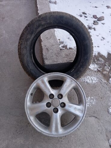 195 65 15 ош: Шиналар 195 / 60 / R 15, Winter stud, Колдонулган, Комплект, Корея, Hankook