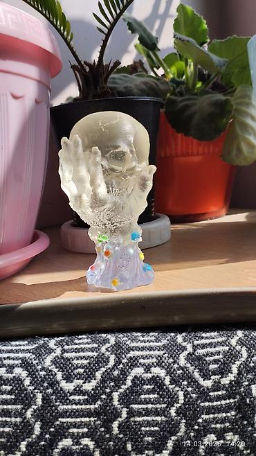 Наборы украшений: Набор авторских украшений из эпоксидной смолы с готическими и — 12