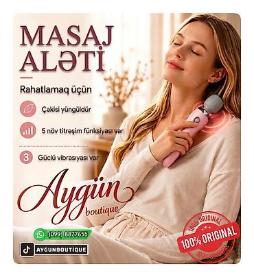 Portativ Masaj Aləti – Tam Rahatlıq ✔️ TƏZƏ 100% HİJYENİK ✅ Günün lalafo.az -da Portativ Masaj Aləti – Tam Rahatlıq ✔️ TƏZƏ 100% HİJYENİK ✅ Günün