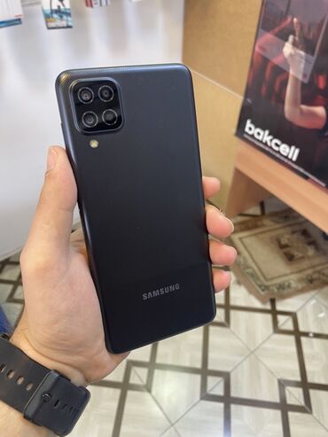 flaş: Samsung Galaxy A12, 64 GB, rəng - Qara, İki sim kartlı