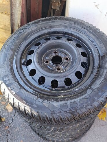 купить зимние шины на матиз: Колеса в сборе 185 / 65 / R 14, Зима, Комплект, Легковые, Железные, отверстий - 4
