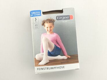 czarne jeansy straight: Tights, Ergee, 12 years, condition - Perfect