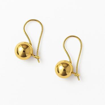 Серьги из красного золота 585 Артикул: 36032 Категория: серьги