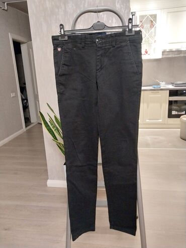 ремень из натуральной кожи крокодила: Мужские брюки, Gant, Новый, цвет - Черный, Самовывоз