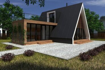 Tikinti işləri: Son vaxtlar A formalı evlerin tikintisinə böyük təlabat var. Biznes — 5