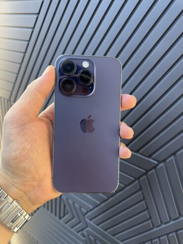 простые телефоны: IPhone 14 Pro, Б/у, 256 ГБ, Deep Purple, 78 %