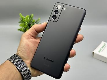 Samsung Galaxy S21 Plus, Б/у, 128 ГБ, цвет - Черный, 2 SIM