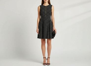sukienki na wesele w kropki: Styled In Italy, Sukienka damska, rozmiar M