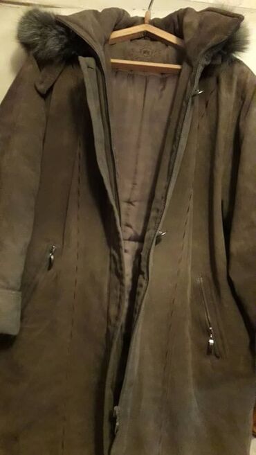 зимние куртки женские длинные: Пуховик, 4XL (EU 48)