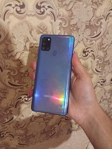 samsunq a24: Samsung Galaxy A21S, 32 GB, rəng - Mavi, Qırıq — 1