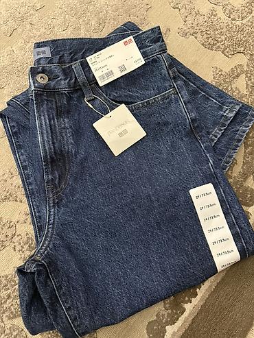 юникло джинсы: Джинсы, Прямые, Uniqlo, Япония, Средняя талия — 3
