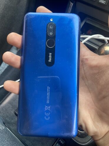 кнопочные мобильные телефоны флай: Redmi, Redmi 8, Б/у, 32 ГБ, цвет - Голубой, 2 SIM
