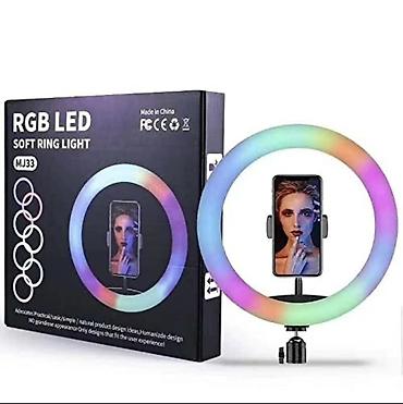 кольцовая лампа: Кольцевая лампа RGB LED MJ36 (Soft Ring Light) - Диаметр кольца — 1