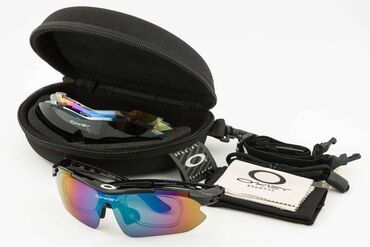 велосипедные очки: Продаю очки Oakley Genuine Software с набором из 5 сменных линз